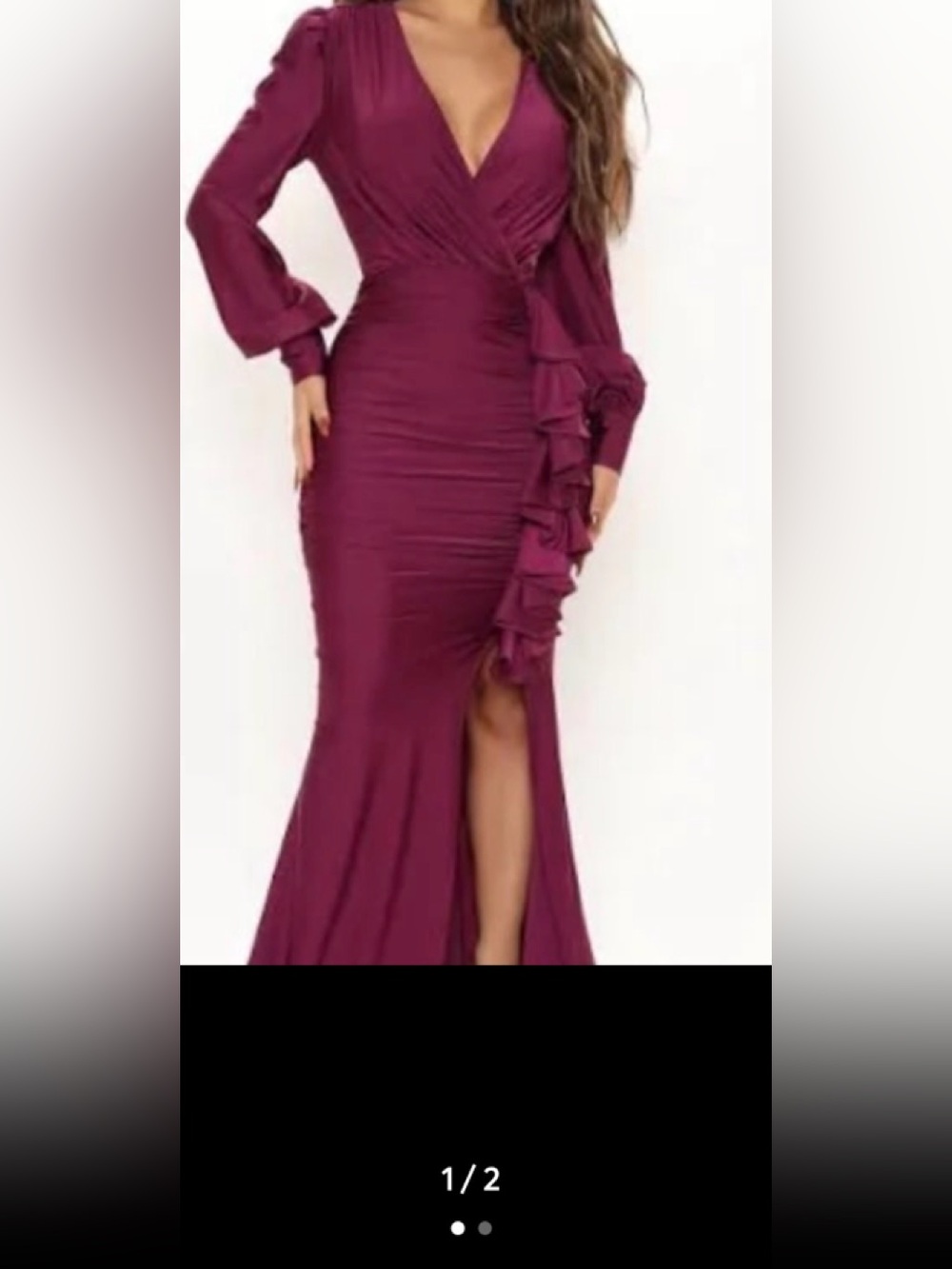 Fashion Nova Wine and Dine Maxi Dress